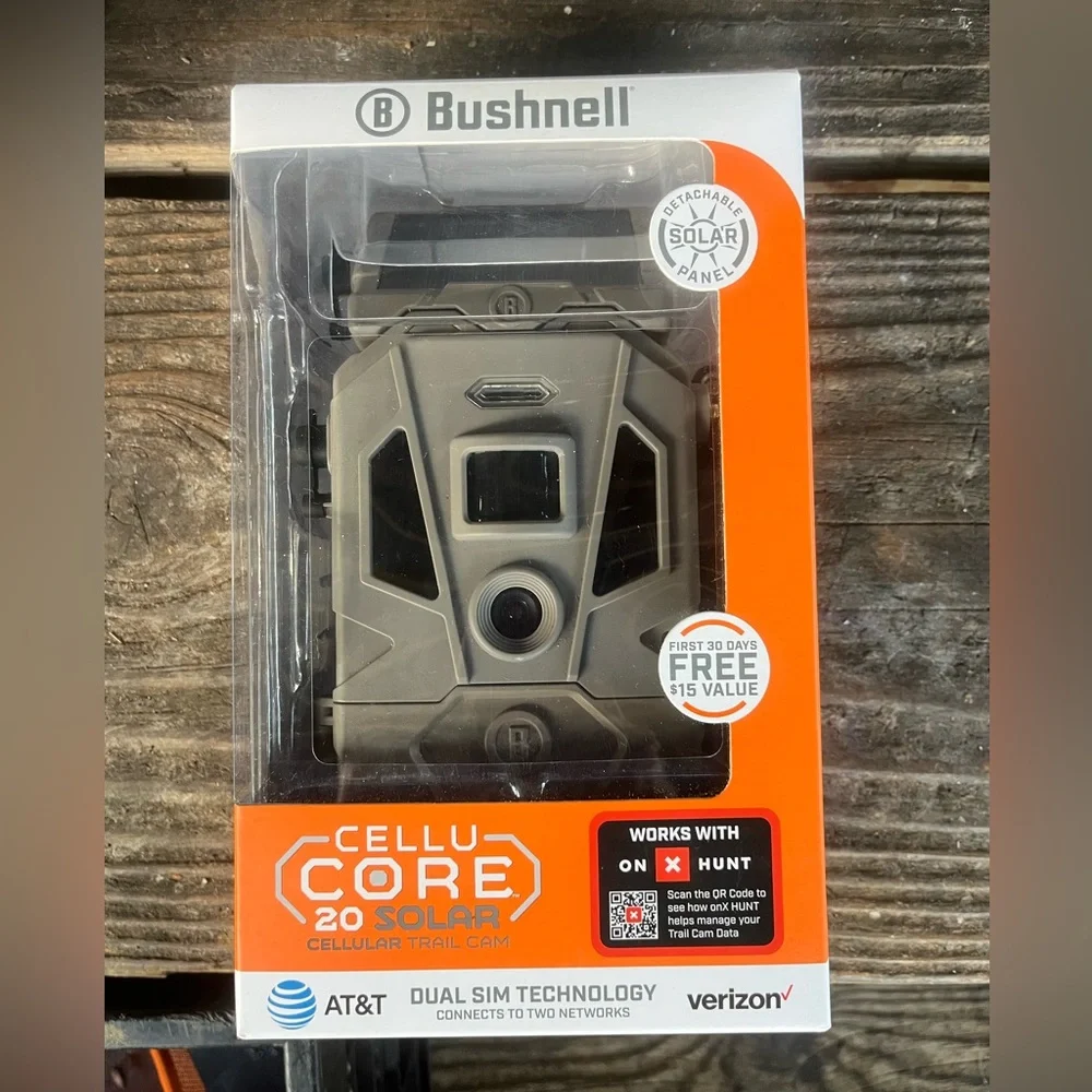 CELLUCORE™ 20 SOLAR CELLULAR TRAIL CAMERA New in Box